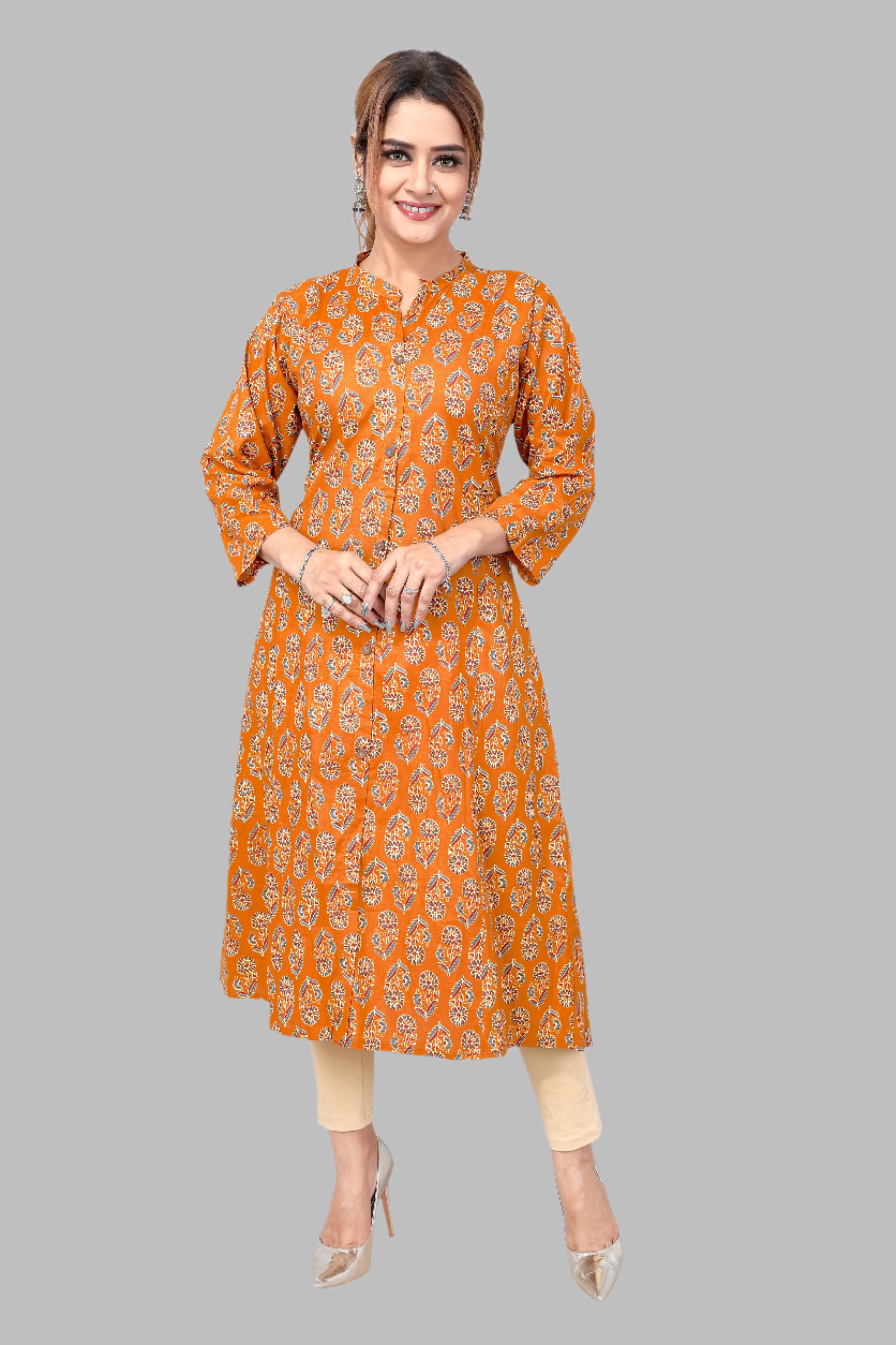 Mustard Long Kurta