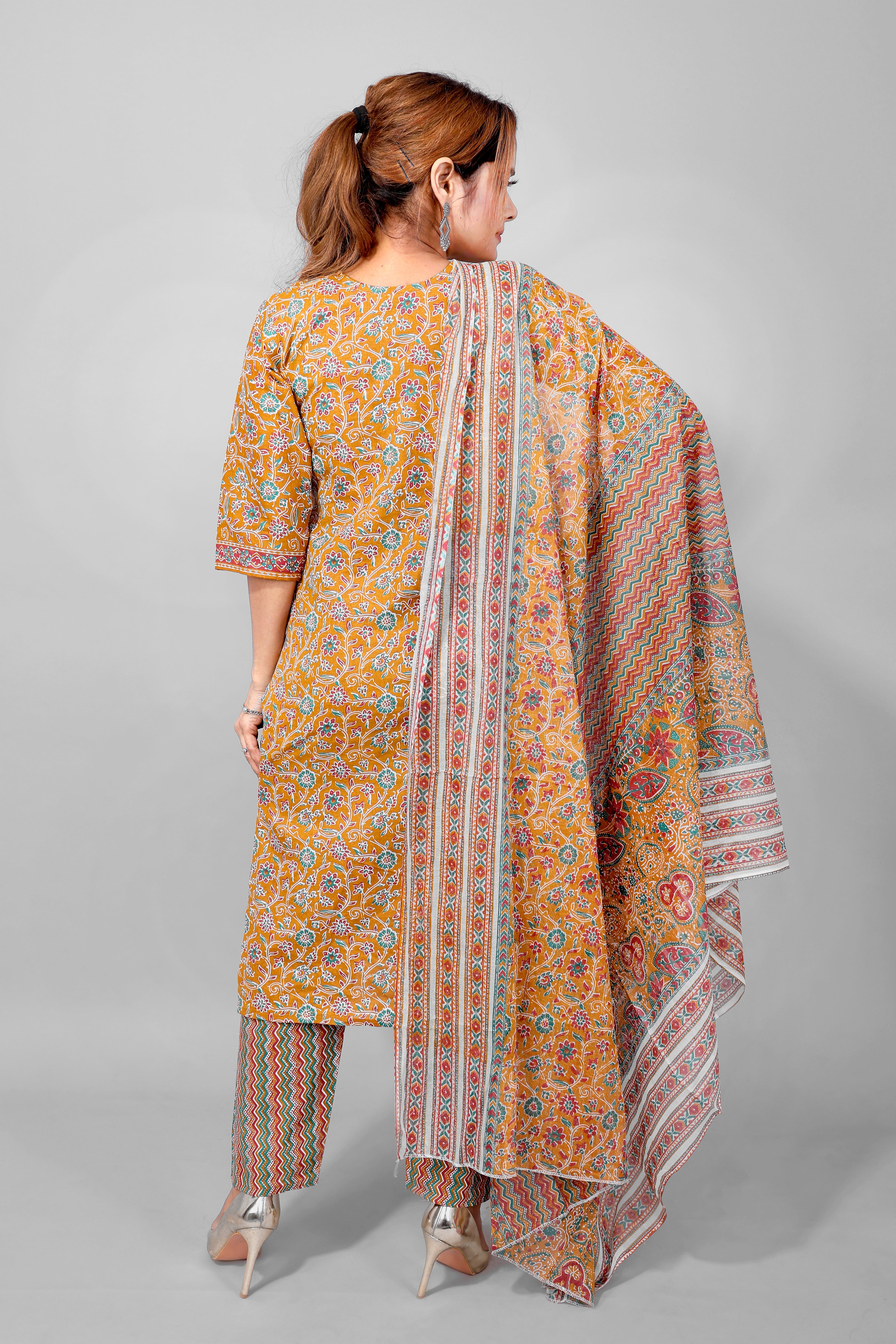 Brown Chic Kurti Set