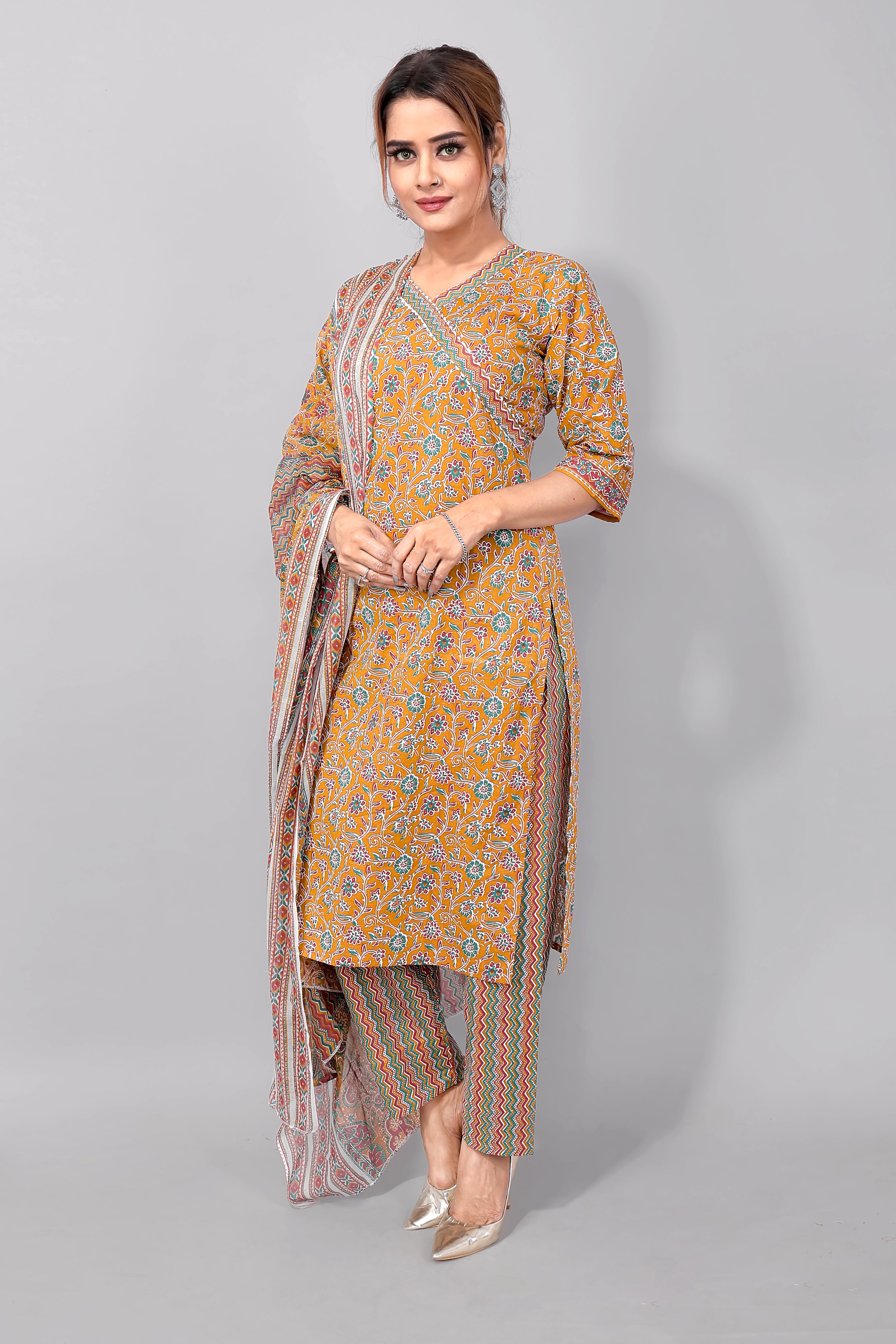 Brown Chic Kurti Set